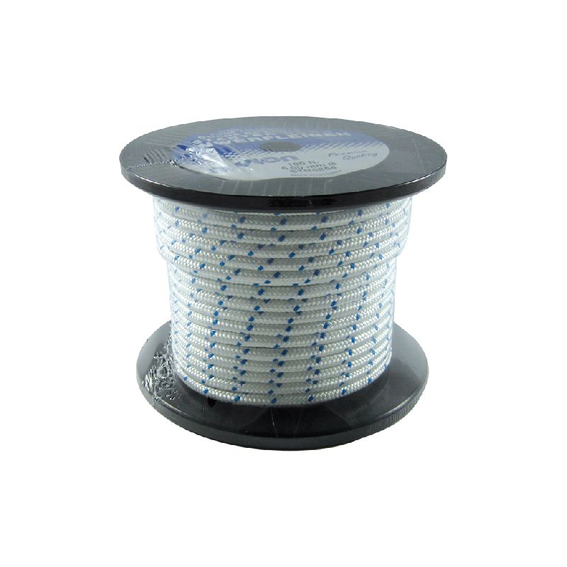 Premium Starter Rope #8 Blue Fleck 6mm Dia X 100 Premium Starter Rope #8 Blue Fleck 6mm Dia X 100
