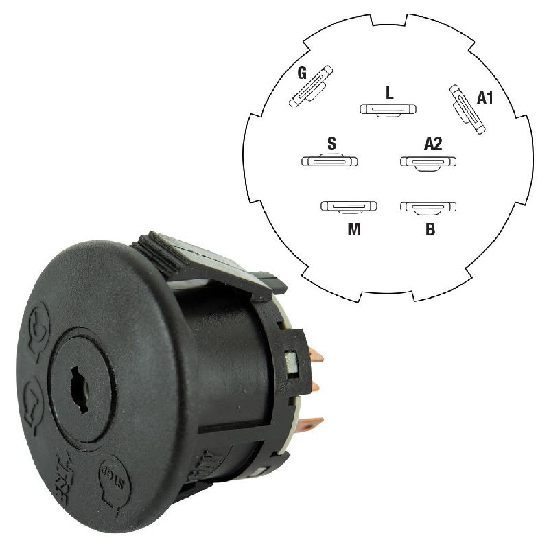 Ignition Swtich Suits Husqvarna 42"/48"/52" Decks Ignition Swtich Suits Husqvarna 42"/48"/52" Decks