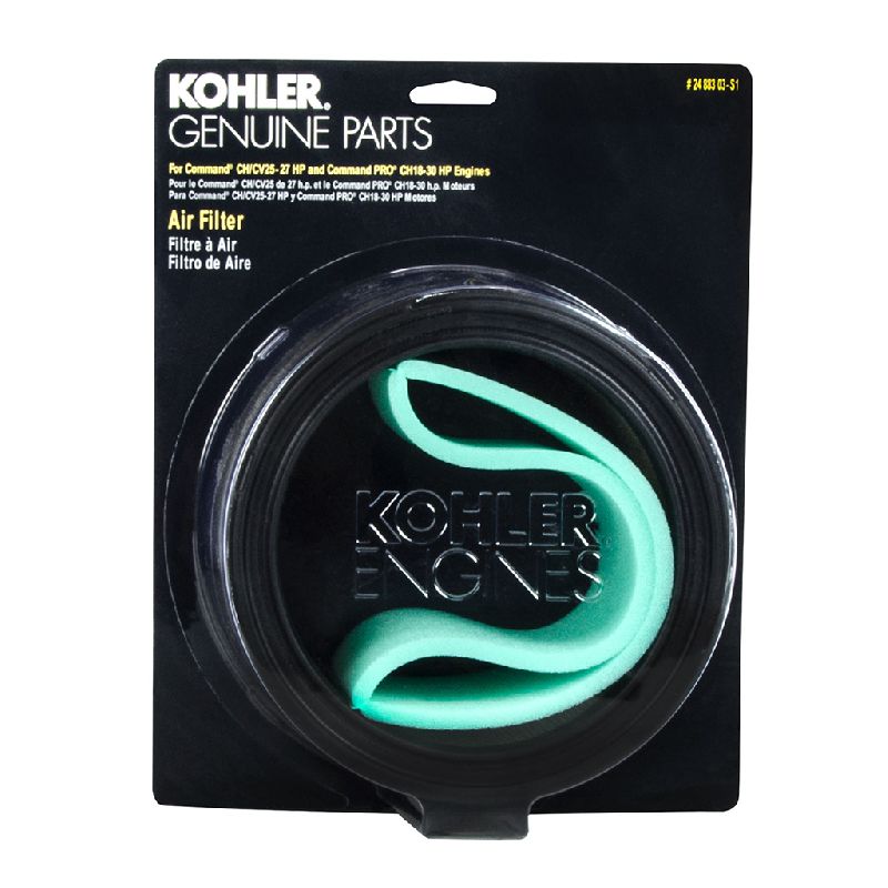 Kohler Air Filter & Pre-filter Ch18-26 620-750 Cv20-25 Cv620-740 Kohler Air Filter & Pre-filter Ch18-26 620-750 Cv20-25 Cv620-740