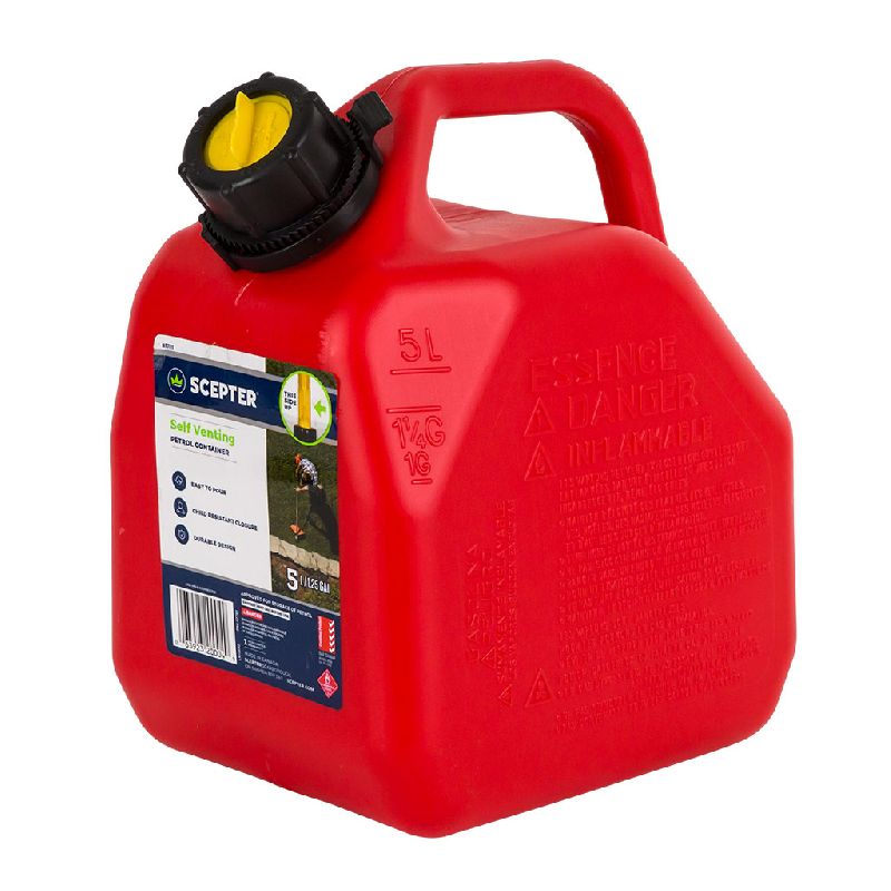 Scepter Fuel Can No Vent Red 5l Scepter Fuel Can No Vent Red 5l