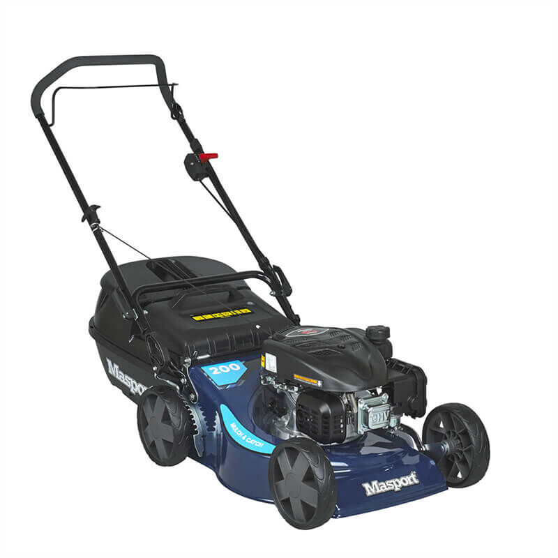 MASPORT Lawn Mower Mulch andamp Catch 200ST 18andquot Cut  Petrol