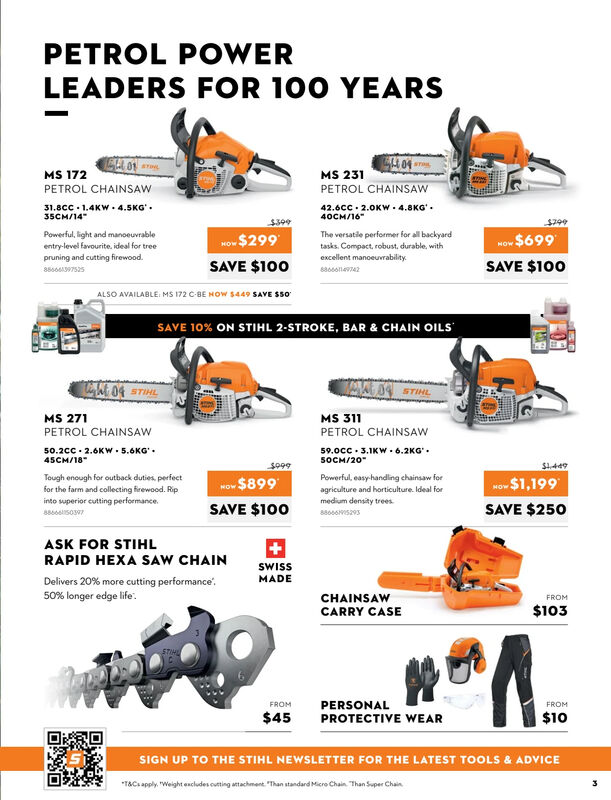 STIHL 2026 AUTUMN CATALOGUE SALE INSTORE +amp ONLINE