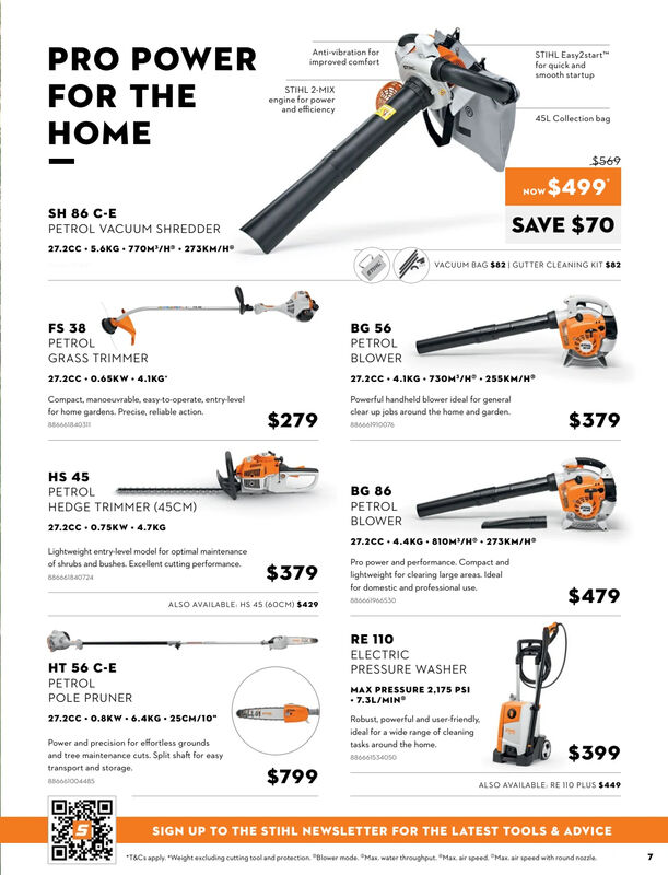 STIHL 2026 AUTUMN CATALOGUE SALE INSTORE +amp ONLINE