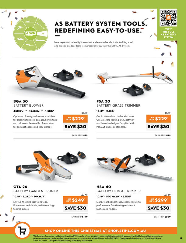 STIHL CHRISTMAS - BUILT TO LAST - GIFTS TO GO - IN-STORE +amp ONLINE
