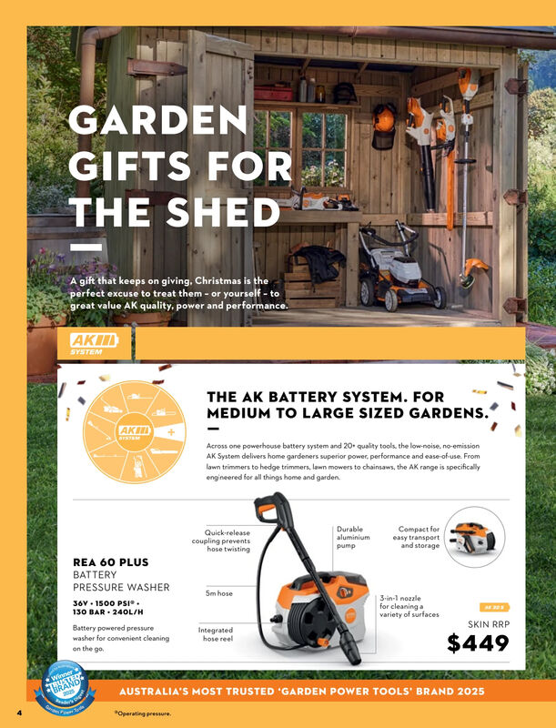 STIHL CHRISTMAS - BUILT TO LAST - GIFTS TO GO - IN-STORE +amp ONLINE