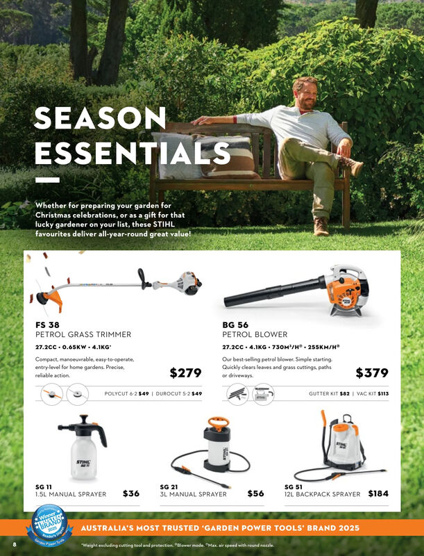 STIHL CHRISTMAS - BUILT TO LAST - GIFTS TO GO - IN-STORE +amp ONLINE