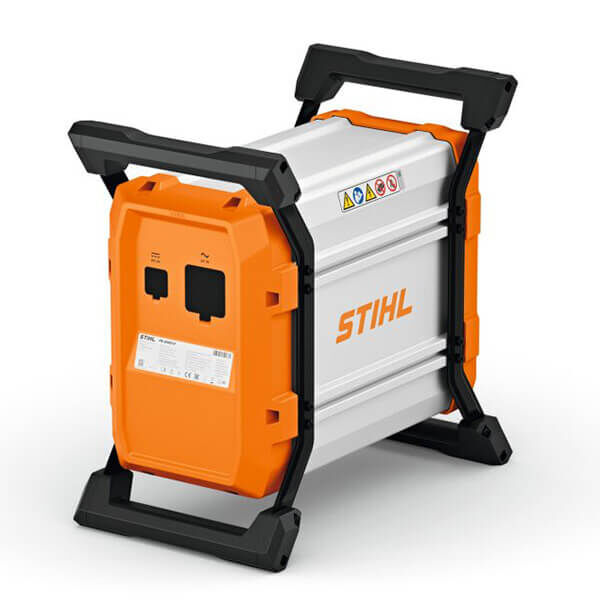 STIHL PS 2000 Portable Power Station - Coming Soon stihl ps 2000 power station rear ee day and sons power management