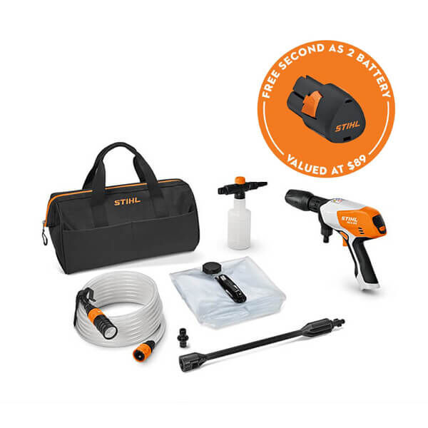 STIHL RCA 20 Pressure Cleaner - Handheld Kit - AS Battery STIHL RCA 20 Pressure Cleaner - Handheld Kit - AS Battery