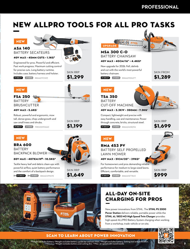 STIHL SPRING 2026 CATALOGUE  - TRUSTED SINCE 1926