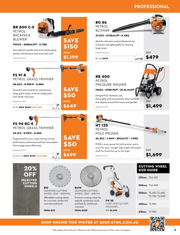  STIHL WINTER 2026 CATALOGUE - TRUSTED SINCE 1926