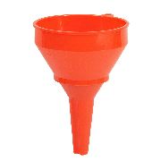 Funnel Plastic W/ Removable Mesh Filter 4\"
