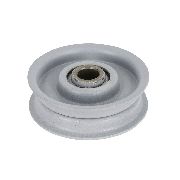 Pulley Flat Idler Steel W/ Flange (a 2-1/8") Suits Snapper/simplicity
