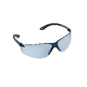 Smoke Lens Safety Glasses Frameless Wrap Around Design