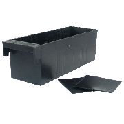 Stock Box Small Plastic Economy Model 300mm X 100mm Including Dividers