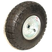 Universal Pneumatic Wheel 410/350 X 4\" X 5/8\" Id