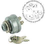 Starter Ignition Switch 5 Spade Terminal Suits Swt1036 & Many Brands / Models