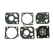 Non-genuine Zama Gnd13 / 14 / 16 / 17 & 18 Carburettor & Gasket Set Suits C1u Models