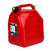 Scepter Plastic Fuel Can W/ Pourer Red 25l