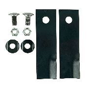 Lawnmaster / Rover Blade & Bolt Set Skin Packed For Display Side Catcher