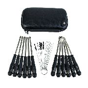 Carburettor Tuning Tool Set 12 Pcs +cleaning Tool Includes Protective Carry Case