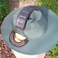 HEADPHONES - EARMUFFS Wide Brim Sun Hat MADE FOR MUFFS - Green - Sizes
