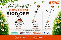 🌻SPRING INTO SPRING WITH STIHL $100.00 OFF DEALS