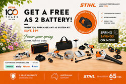 🌻SPRING INTO SPRING WITH STIHL AS 2 BATTERY DEAL