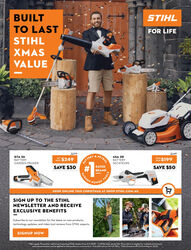🎄STIHL CHRISTMAS SALE INSTORE & ONLINE
