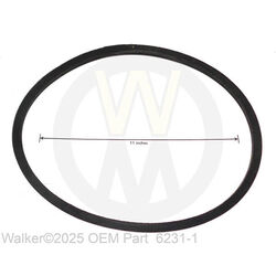 Walker 6231-1 PTO Blower Drive Belt - C23i