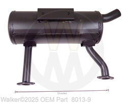 Walker Muffler  80139