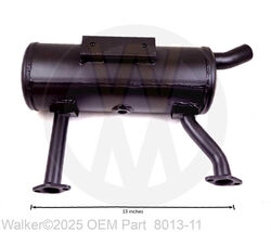 Walker Muffler - EFi Models - 8013-11