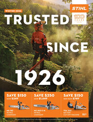 ❄️ STIHL WINTER 2026 CATALOGUE - TRUSTED SINCE 1926