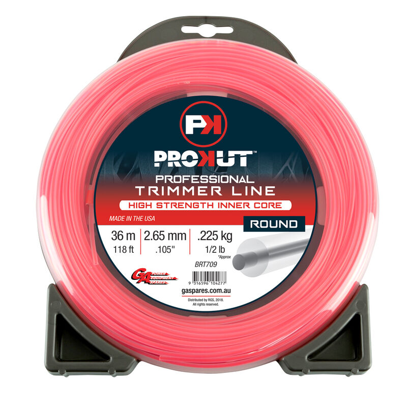 Prokut Trimmer Line Round Pink .105 2.65mm 1/2 Lb 36m Donut