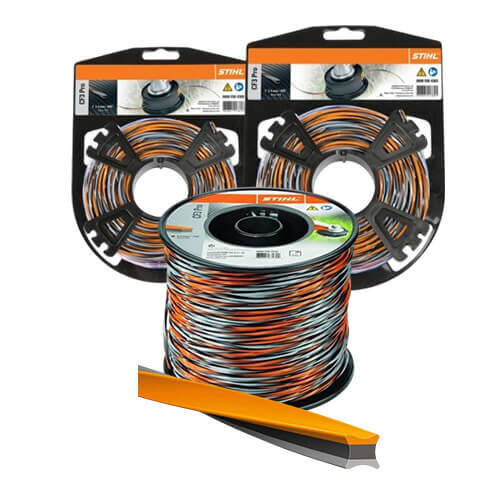 STIHL Nylon Carbon Trimmer Line CF3 Pro Carbon Multiple Sizes EE Day Sons