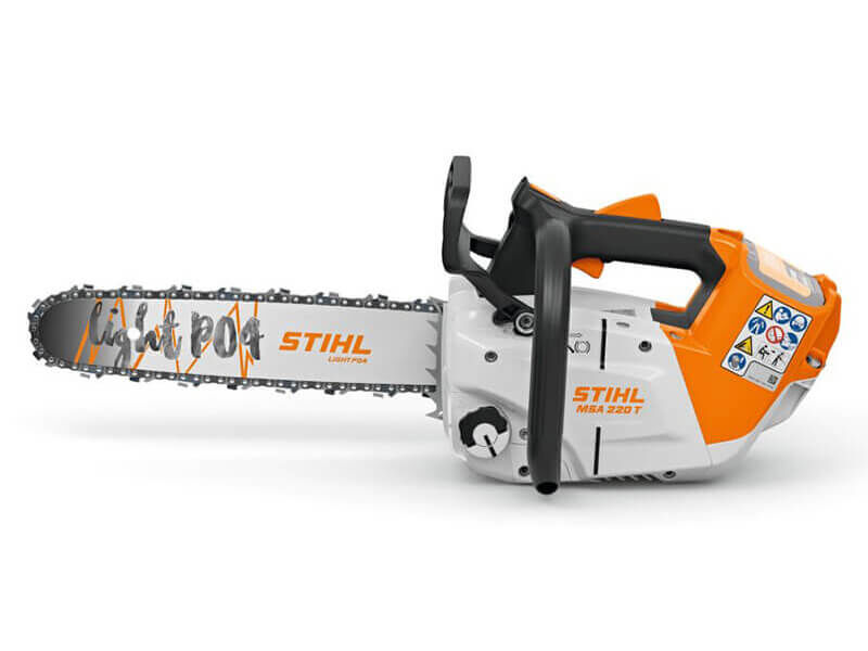 STIHL Chainsaw MSA 220 TCO  14and39and39 Arborist Skin Only  Battery