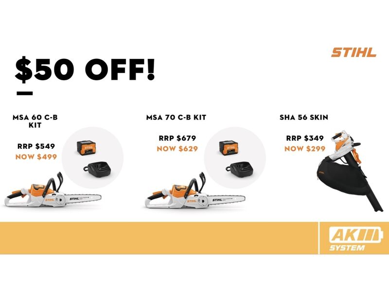 STIHL Chainsaw MSA 70 12+quot Bar Kit - Battery