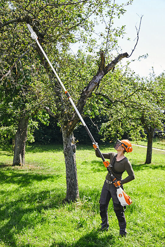 STIHL Pole Pruner HTA 135 with 12+quot Bar Skin Only - Battery