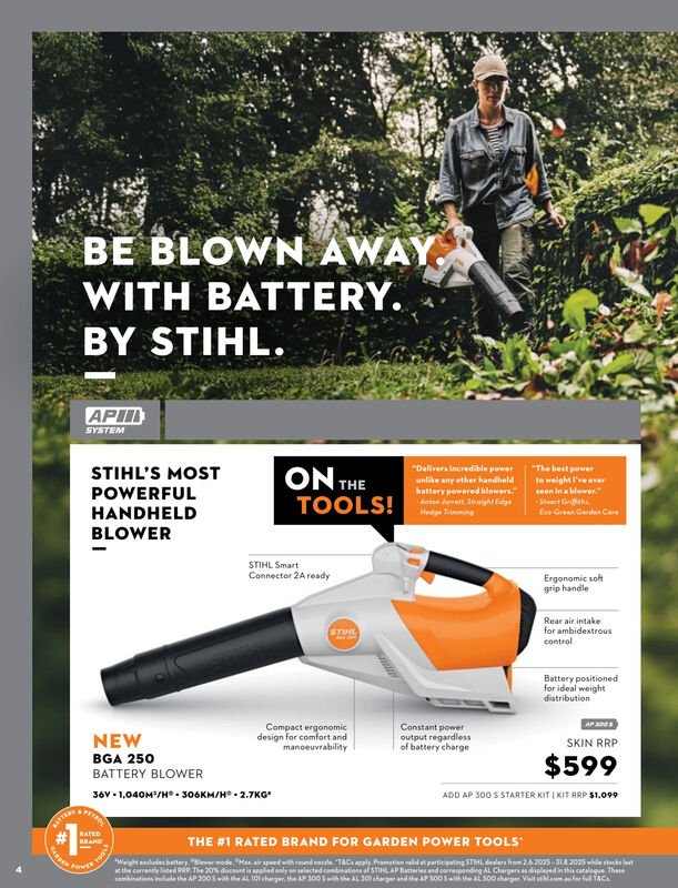 STIHL RIP INTO WINTER 2025 CATALOGUE