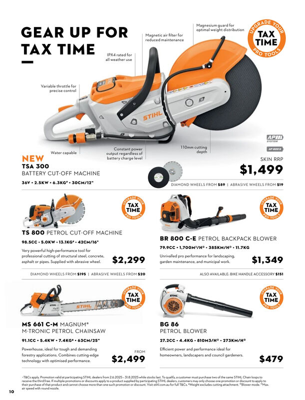 STIHL RIP INTO WINTER 2025 CATALOGUE