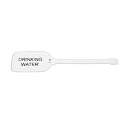 Identification & Fuel Tags Drinking Water Plastic White (10 Pack )