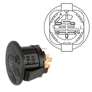 Cub Cadet / Rover Ignition Switch ( 3 Position - 6 Pin )