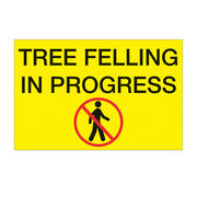 Tree Felling In Progress Corflute Insert