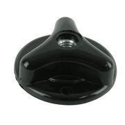 Black Plastic Left Hand Threaded Manual Feed Nylon Head Knob