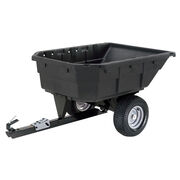 Trailer Poly Swivel Dump Cart 12.5 Cu. Ft. Level Capacity / 15 Cu. Ft Heaped Cap