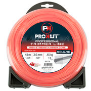 Prokut Trimmer Line Square Orange .120 3mm 1lb 44m Donut