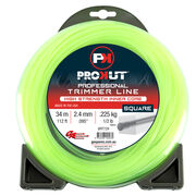 Prokut Trimmer Line Square Green .095 2.4mm 1/2 Lb 34m Donut