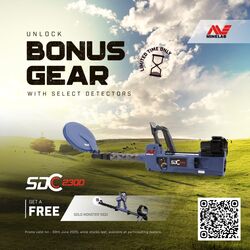 MINELAB SDC 2300 + FREE GOLD MONSTER EOFY DEAL