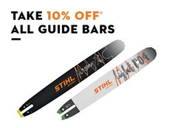 STIHL 10% OFF ALL GUIDE BARS DEAL