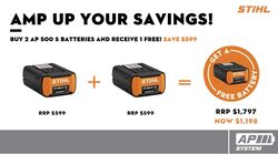 STIHL 2025 AUTUMN SPECIALS +amp PROMOS