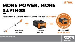 STIHL 2025 AUTUMN SPECIALS +amp PROMOS